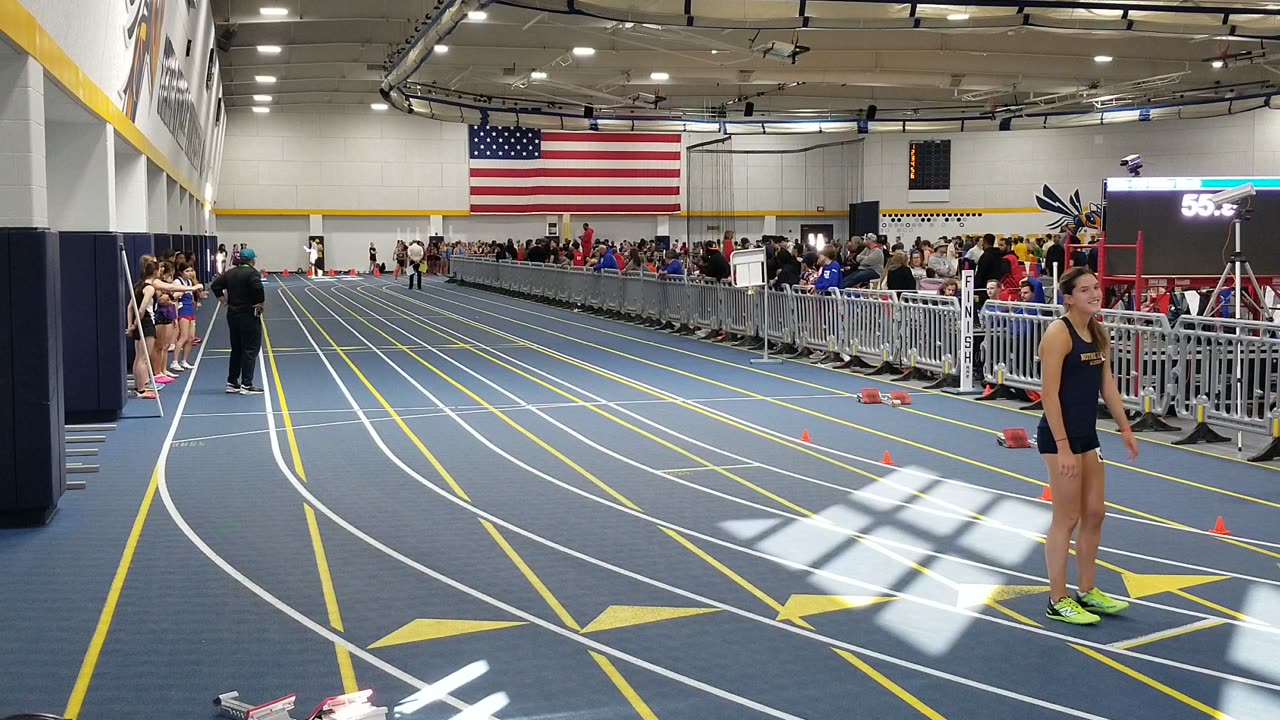 2.3.24 - Cedarville HS Indoor Meet - Ladies 400m - All NDA Heats