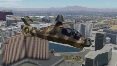 RAH-66 Comanche KLAS Vegas Strip Loop