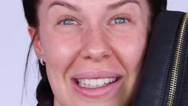 Full face using my mum’s makeup🤣 The nerves were real😅