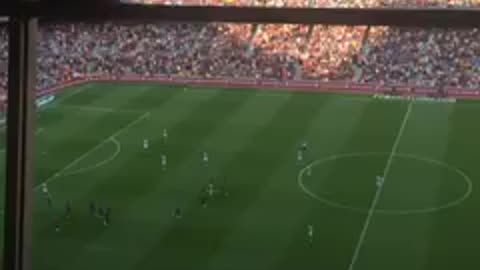 VIDEO: Leo Messi goal LIVE form the stands!