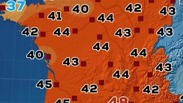 Evelyne Dhéliat unveiled her weather forecast for 2050...