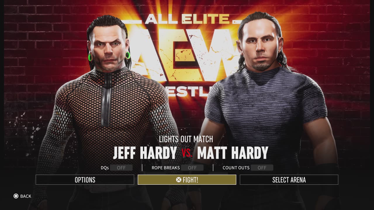 MATCH 124 MATT HARDY VS JEFF HARDY WITH COMMENTARY