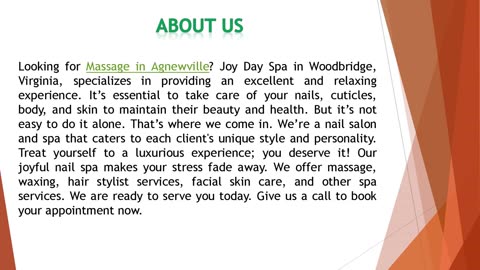 Looking for Massage in Agnewville?