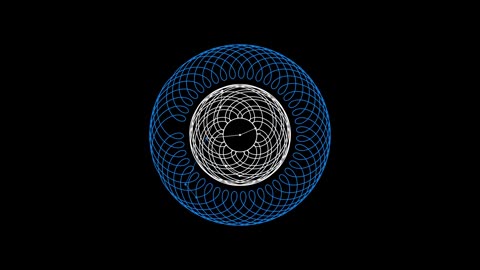 Satisfying Spirograph Animation 4K _ Music