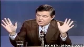 On August 17, 1975 Senator Frank Church appeared on NBC