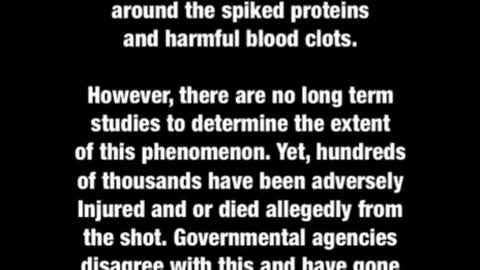 Must Watch Video - explaining the effects of the Covid "vaccine" in your body