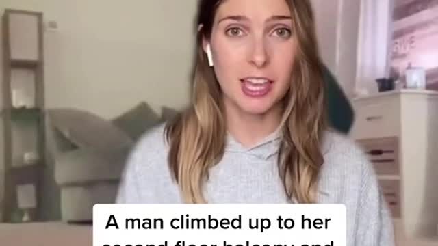 Hannah Viverette was recording a TikTok when....