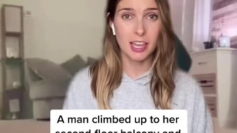 Hannah Viverette was recording a TikTok when....