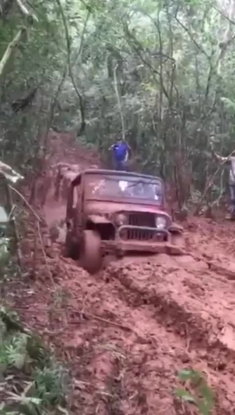 Savage accident with a tow rope 🔞