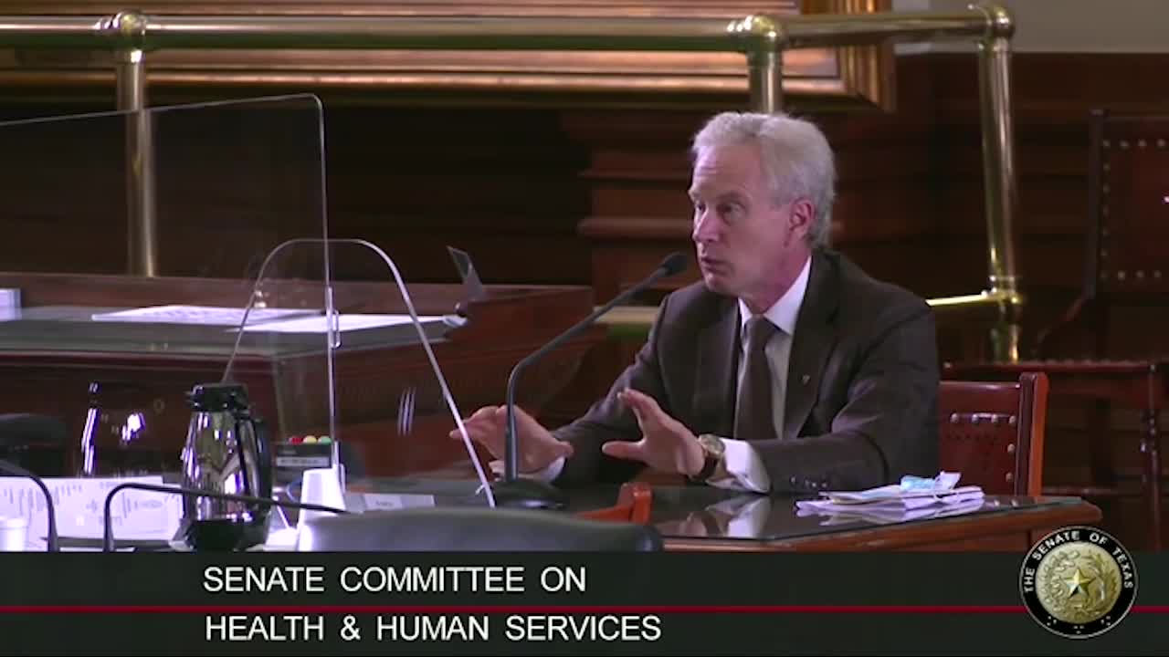 Peter McCullough, MD testifies to Texas Senate HHS Committee