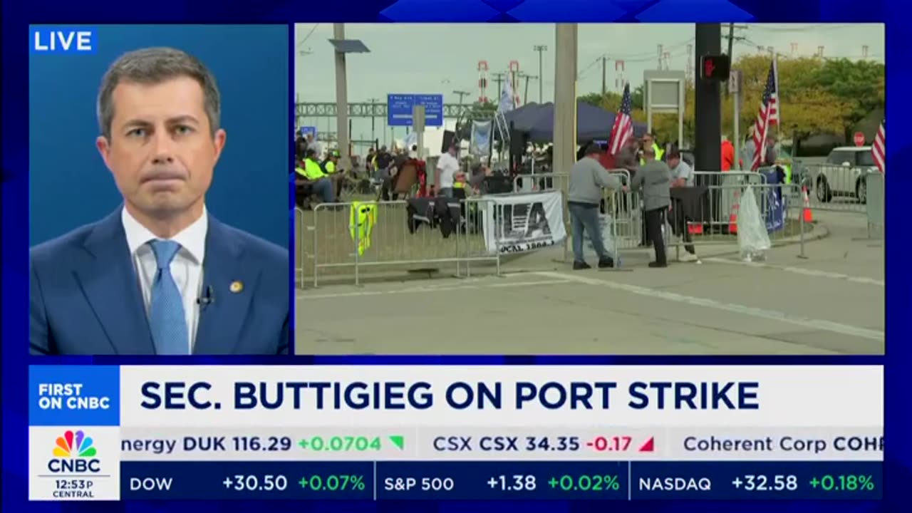 Pete Buttigieg Goes To Bat For Union That's Shutting Down America's Ports Over 77% Pay Raise