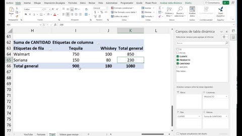 Tablas dinámicas recomendadas en Excel