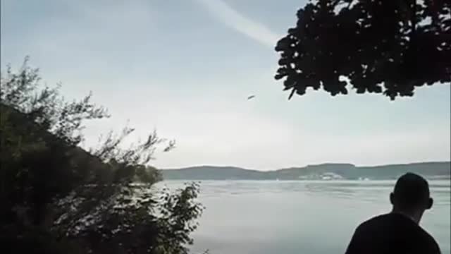 Ufo sighting over lake in Germany