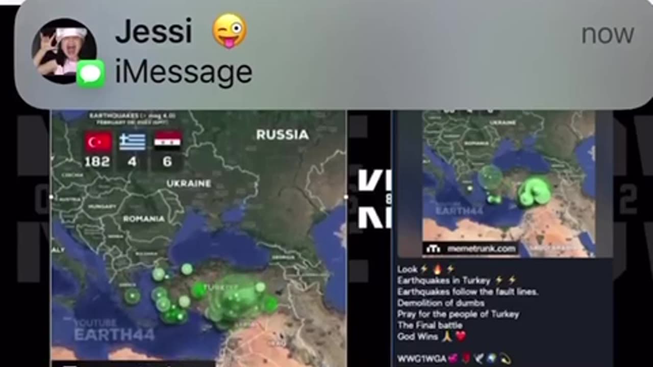 And We Know with the strange coincidences in Turkey before the big shake.