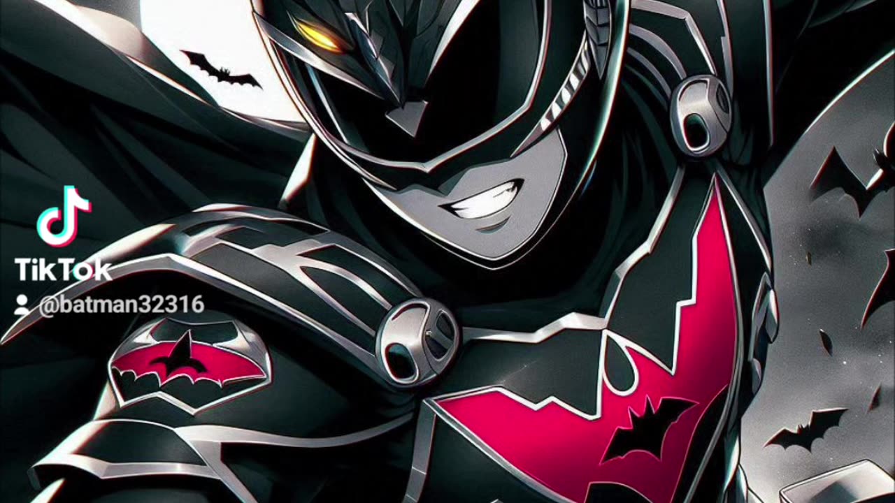 Batman Power Ranger ai art