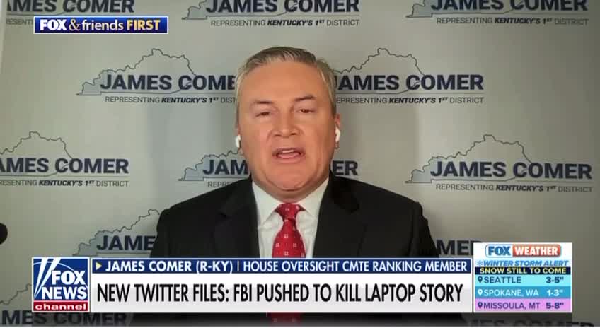 James Comer: Twitter Files Real Example of "Deep State"