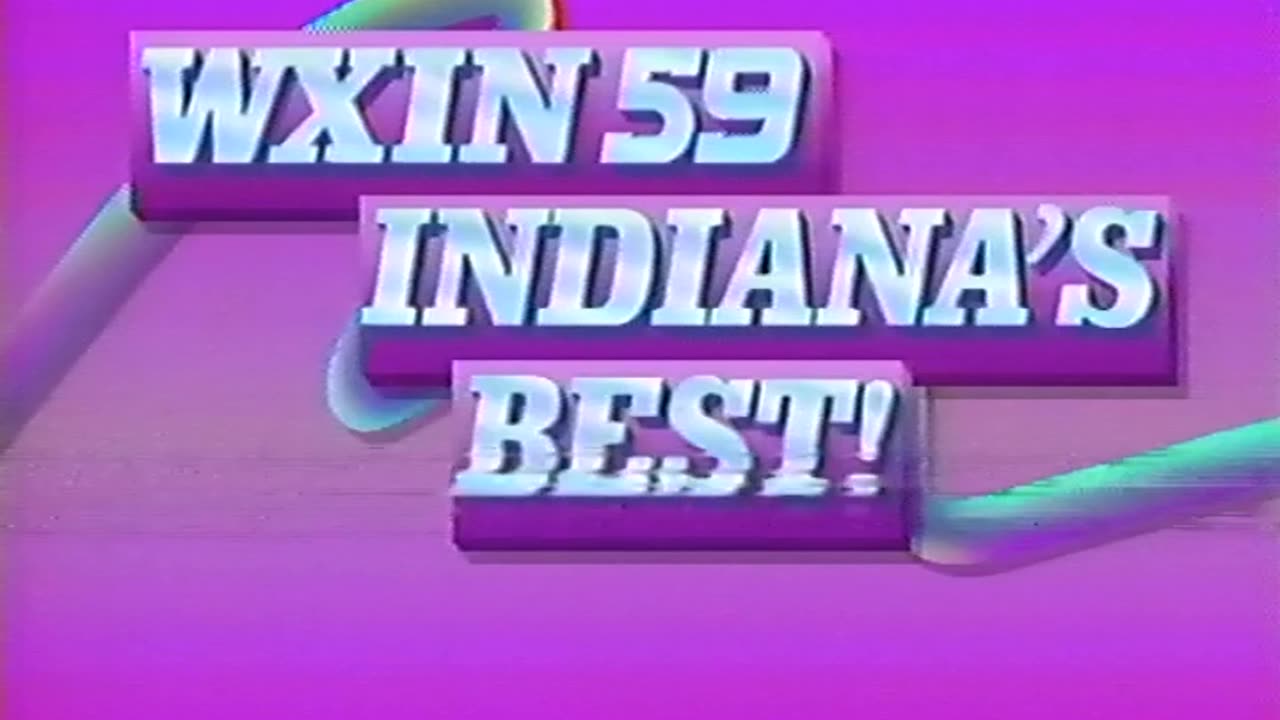 1986 - WXIN Indianapolis 'Knight Rider' Promo, Reb Porter Voiceover