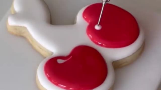 Cherries 🍒 #cookies #royalicing #cookiedecorating