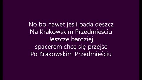 Na Krakowskim Przedmieściu Mieczysław Fogg (tekst)