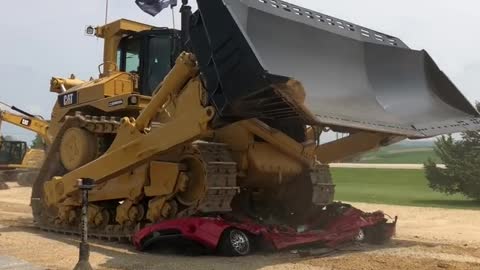 Destroying a car