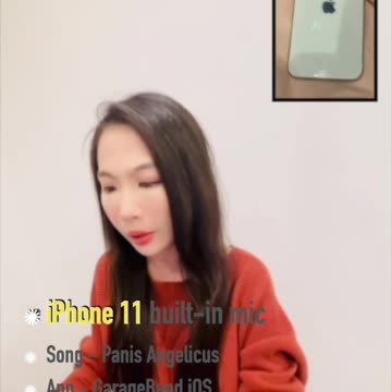 iPhone XR and iPhone 11 built in mic recording