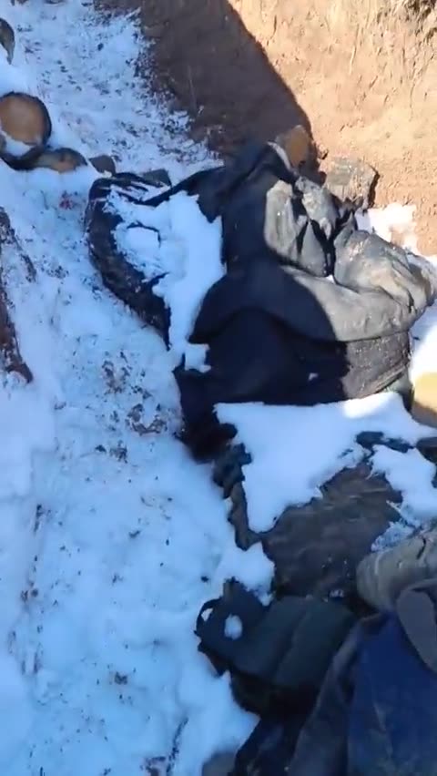 Russians Leave Trenches Full of Them