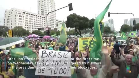 Brazil's Bolsonaro Tells Protesters To Lift Blockades