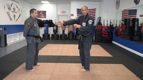 Correcting common errors executing the American Kenpo technique Intercepting the Ram