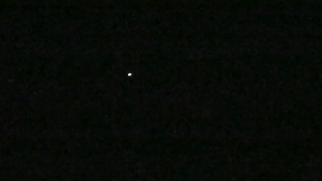 videoing a satellite and spotted something near end