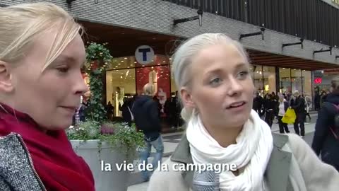 STOCKHOLM, Sweden l Street interviews