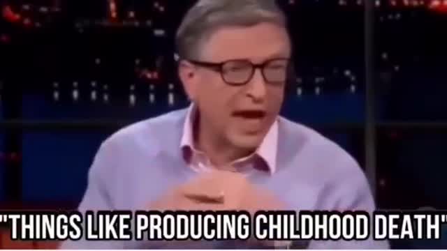 Bill Gates: We see a lot of things that are going very well, Things like producing childhood death