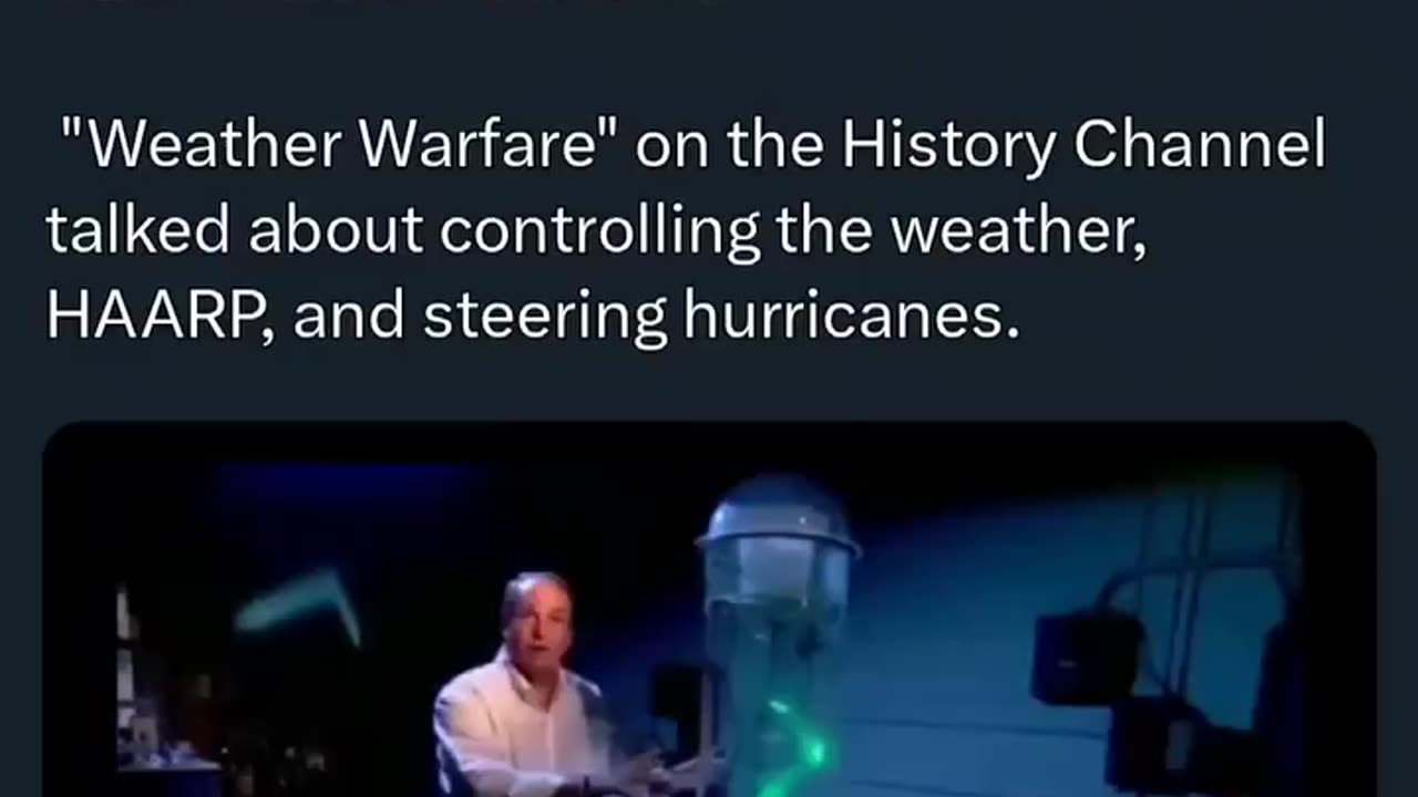 Weather Modification Programmes are out of control
