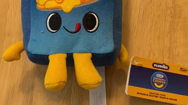 Kraft macaroni & cheese plushie