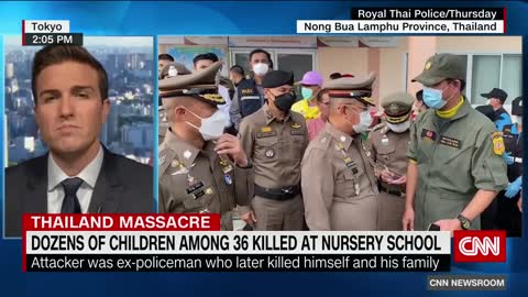 Nursery school massacre in Thailand leaves dozens of children dead