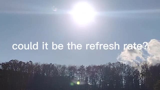 I caught the sun simulator pulsing with something besides it