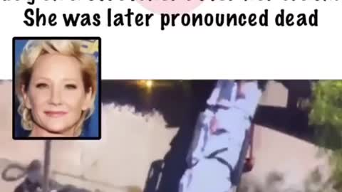 Ann heche trying to escape from body bag!