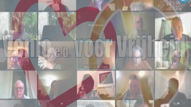 Leden van Venlo e.o. voor Vrijheid spreken de raad van Gemeente Venlo toe