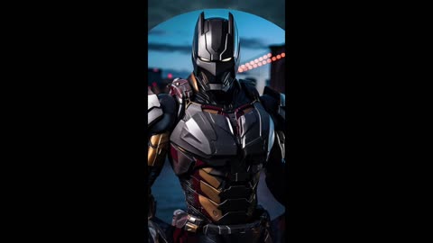 Hulk and ironman as Batman variant images generated by AI