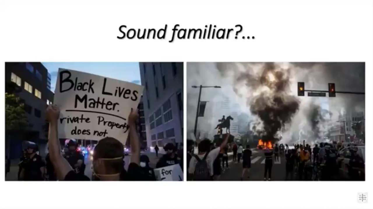 Deja Vu all over, again - Masks & Lockdowns + violence & arson