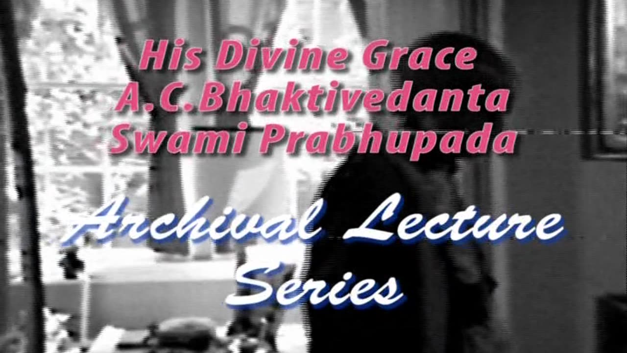 Class on Srimad Bhagavatam 1.8.23, Los Angeles, 1973 by Srila Prabhupada