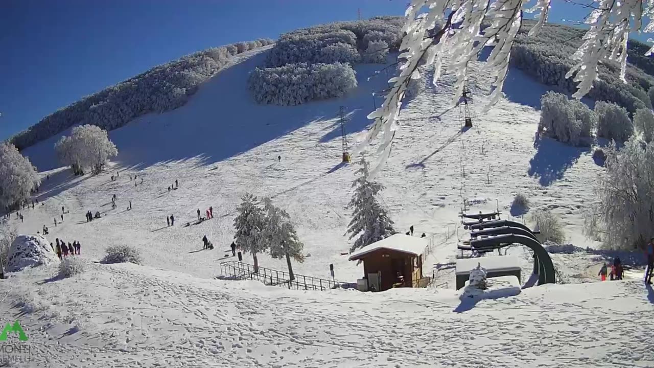 Monte Piselli nevicata 2024