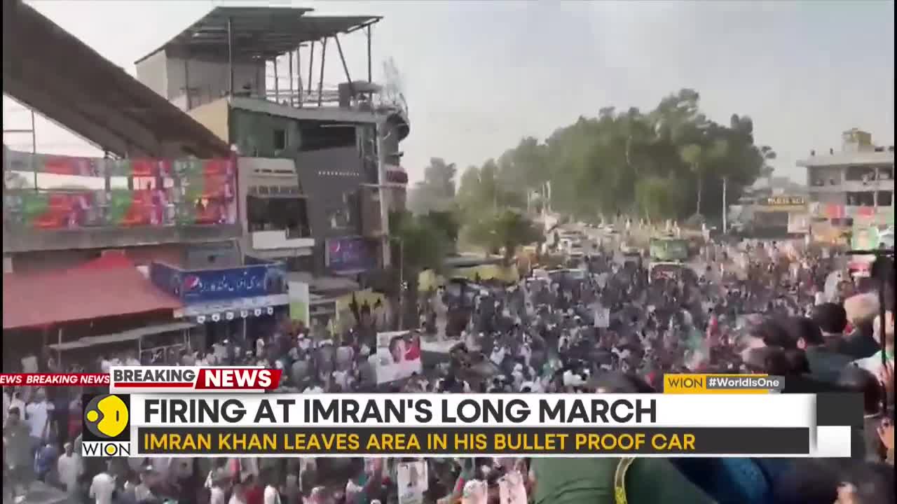 Breaking News_ Shots fired at former Pakistan PM Imran Khan's long march _ Latest English News