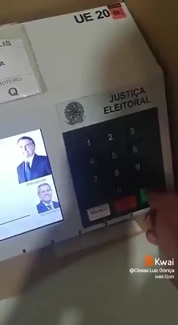 Here is just one example of possible voter fraud in Brazil