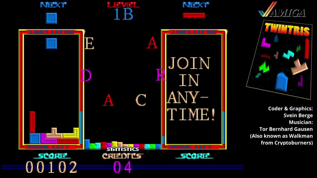 AMIGA: Twintris - Overlooked Tetris clone