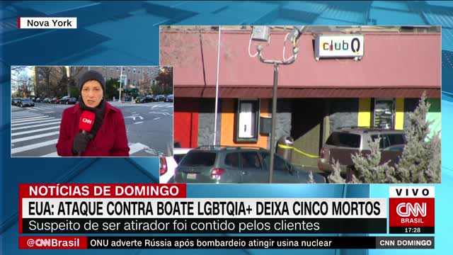 Ataque contra boate LGBTQIA+ deixa cinco mortos nos EUA | CNN DOMINGO