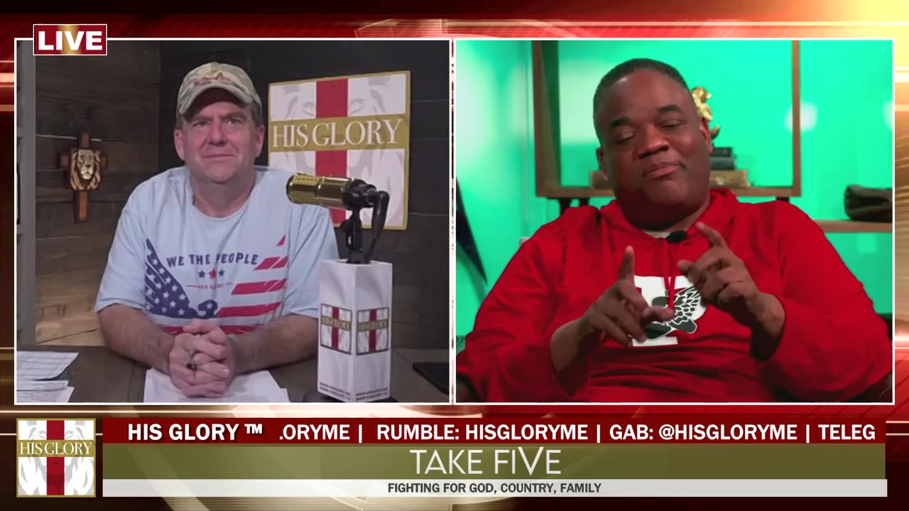 Jason Whitlock "Host of Fearless joins His Glory: Take FiVe