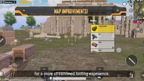 PUBG MOBILE | Map Improvements & Aftermath Updates (Beta Preview)