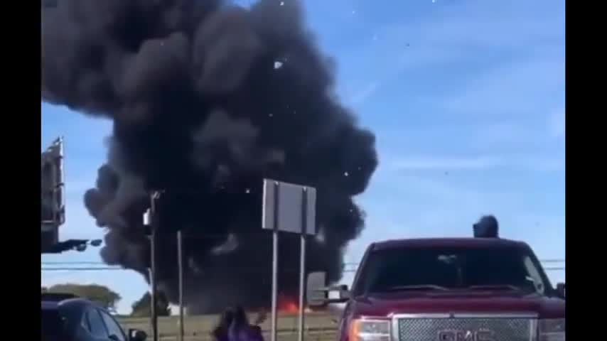 In Dallas, 2 WWII planes collide midair!