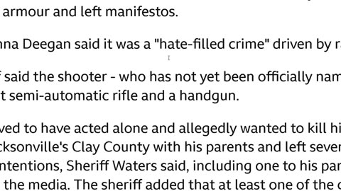 Jacksonville shooting is staged