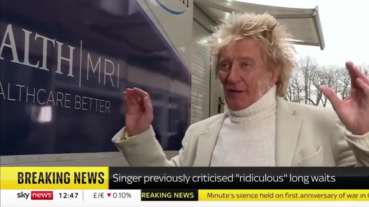 ROD STEWART: "IF THE UKRAINIANS LOSE, IT’S THE END OF CIVILIZATION AS WE KNOW IT"